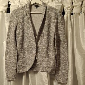 Express Women's Gray Textured Blazer Small